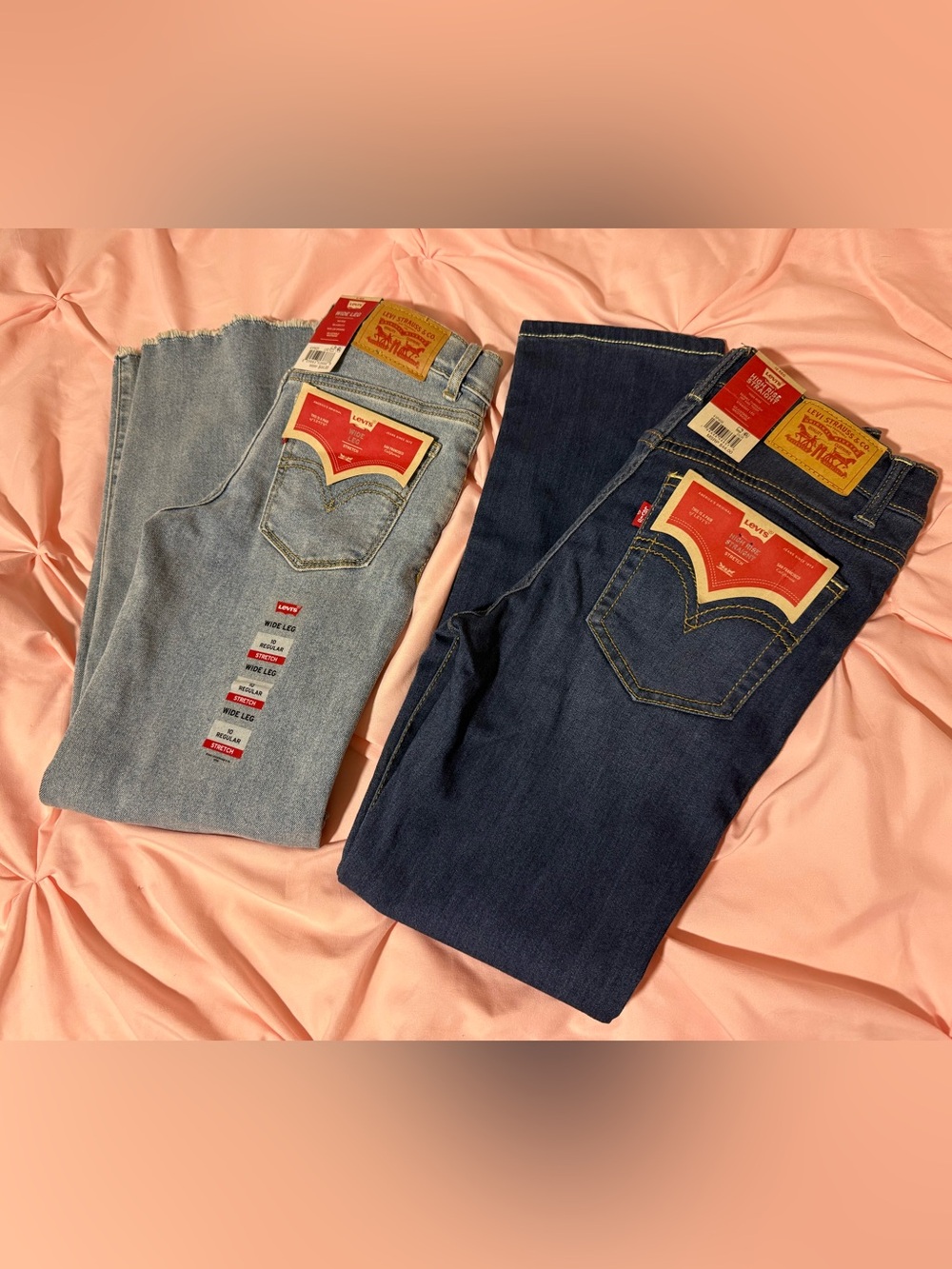 NWT Levi's Girl’s - Light Blue & Dark Blue